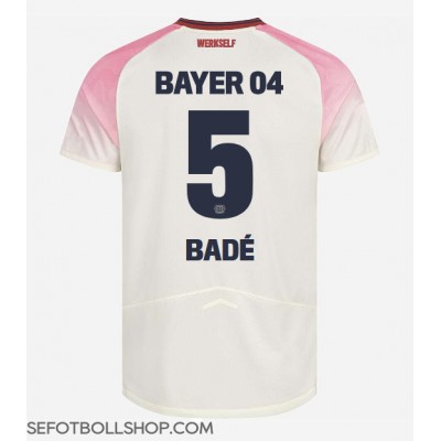 Billiga Bayer Leverkusen Loic Bade #5 Borta fotbollskläder 2025-26 Kortärmad Billiga Bayer Leverkusen Loic Bade #5 Borta fotbollskläder 2025-26 Kortärmad
